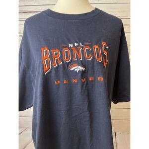 LEE Sport Denver Broncos‎ T-Shirt Mens Size XL Extra large Embroidered Tee Shirt